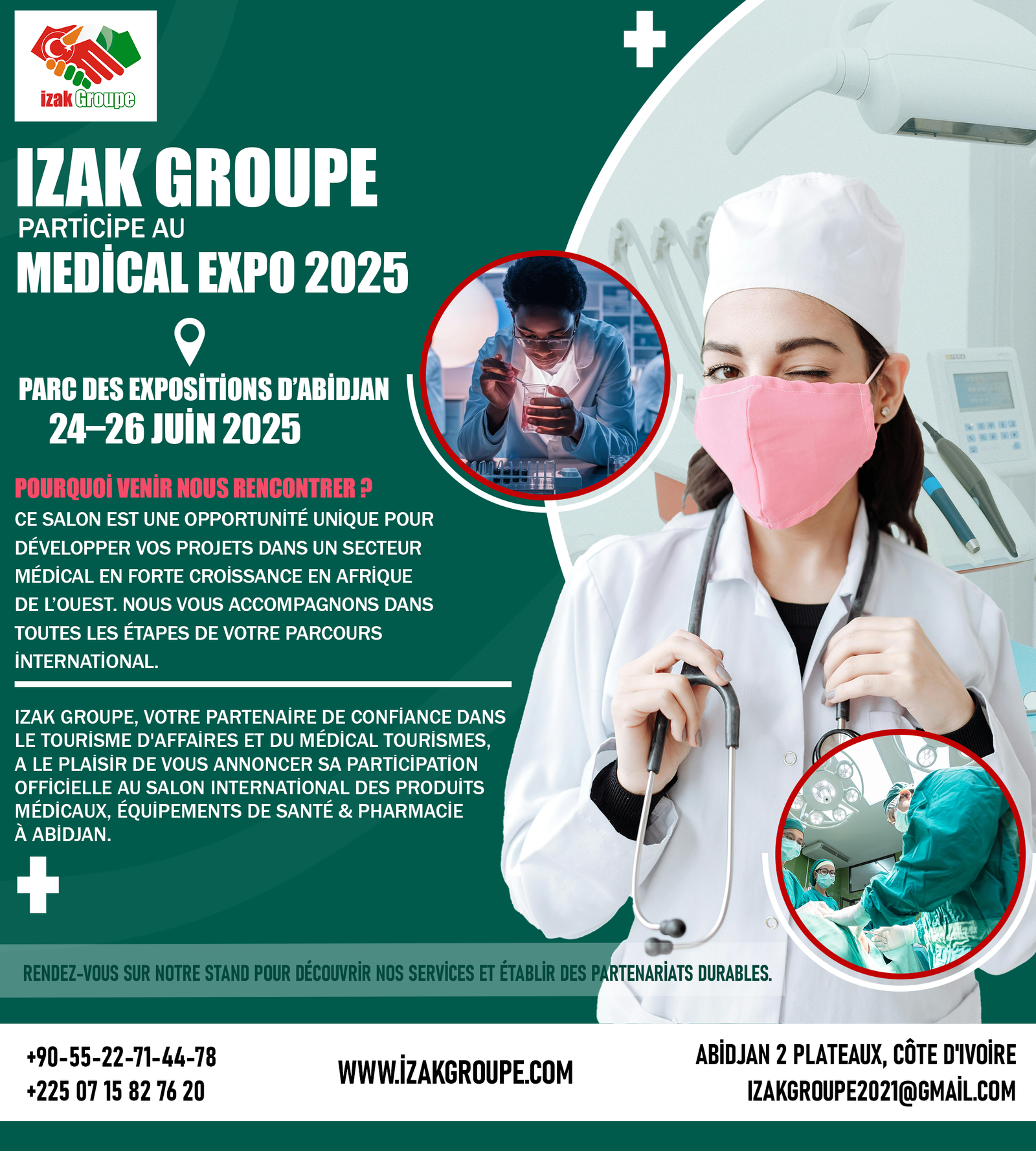 IZAK GROUPE participe au Medical Expo 2025